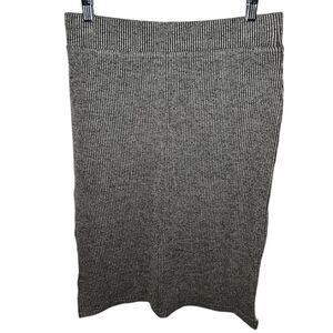 NWT Time & Tru Midi Length Semi-Fitted Striped Skirt